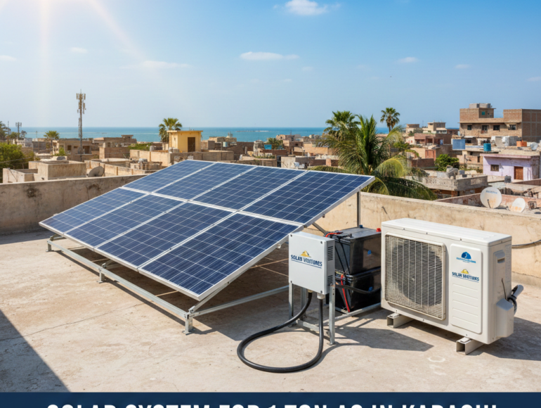 Solar System for 1 Ton AC in Karachi